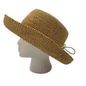 Corroboree Hat Company Australia Wide Brim Natural Woven Chic Straw Hat OS